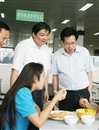省高校后勤管理服务中心陈鹏一行来365官网调研清真食堂工作